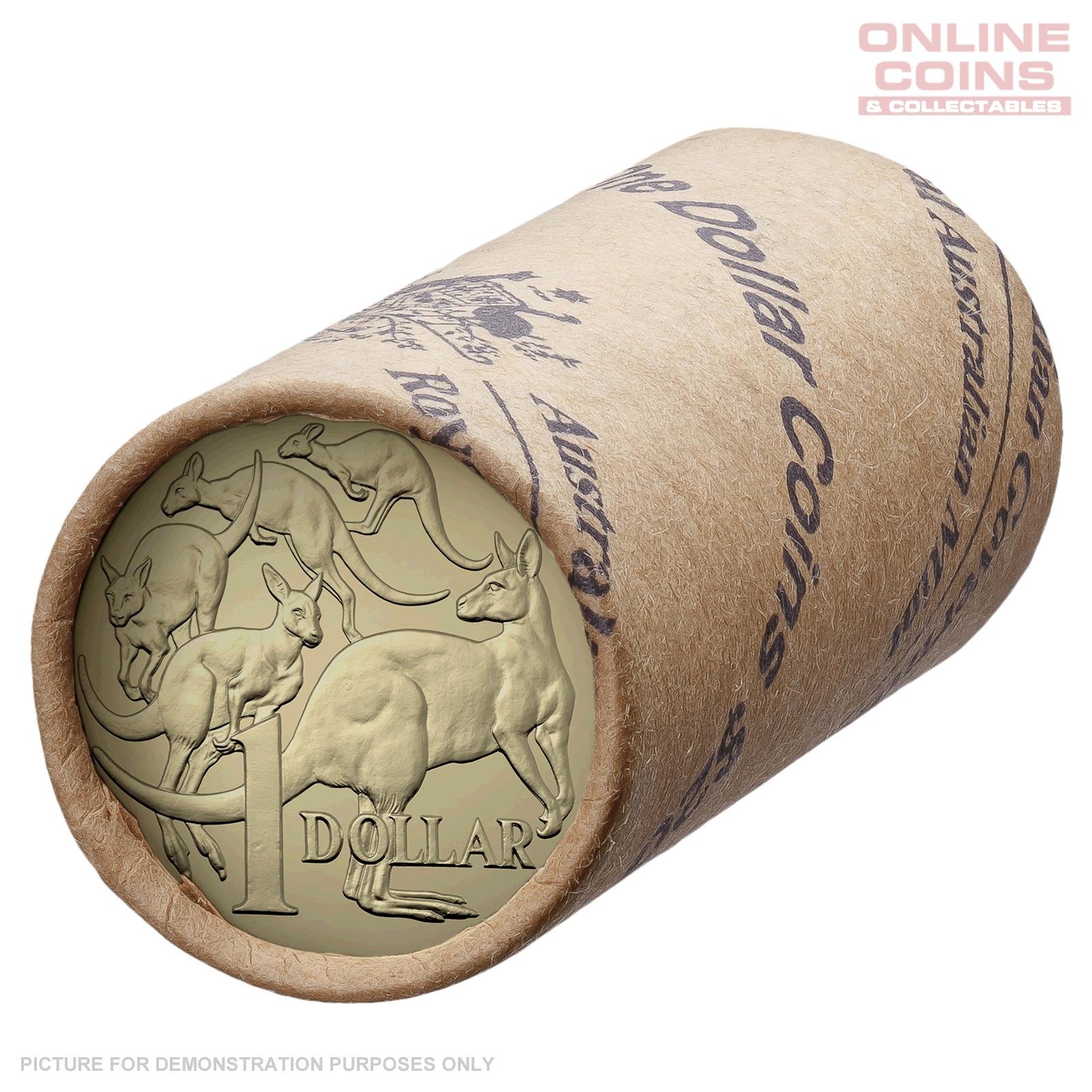 2023 RAM Rolled Coin $1 King Charles Effigy - NON-PREMIUM ROLL